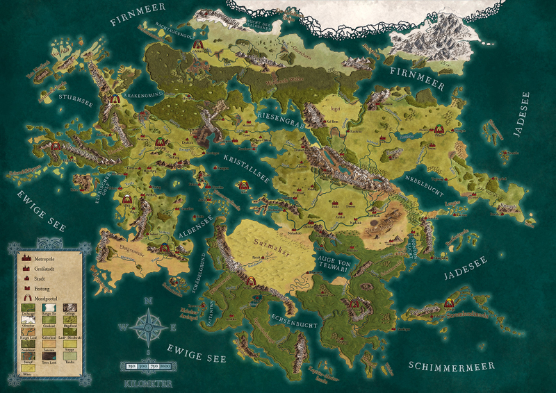 Illustration for article titled Beautiful Maps Of Fake Places